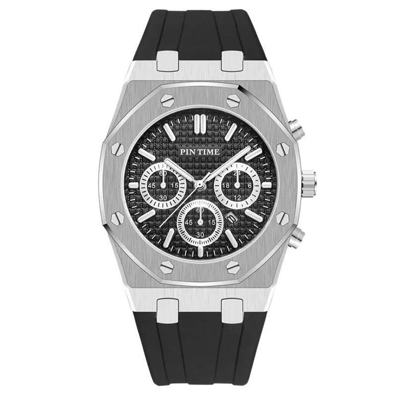 Casual Color Block Buckle Quartz Women's Watches