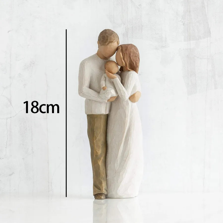 Modern Style Human Synthetic Resin Ornaments Artificial Decorations