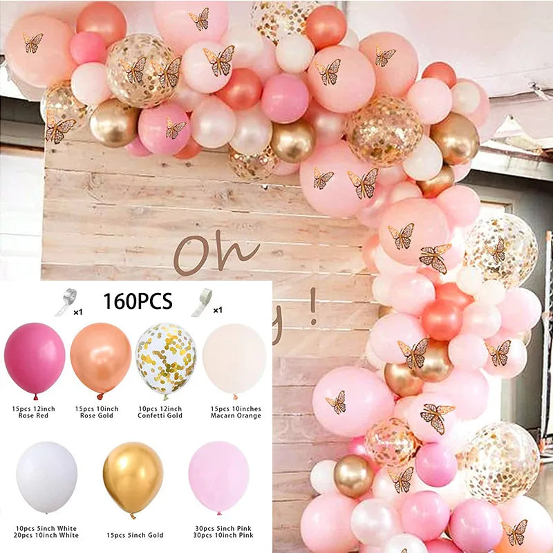 10 Series Birthday Party Decoration Balloon Suit Balloon Chain Arch Wedding Wedding Room Scene Arrangement
