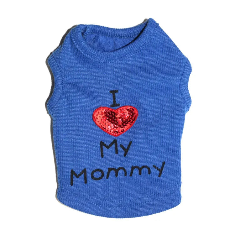 Casual Thread Letter Pet Clothing