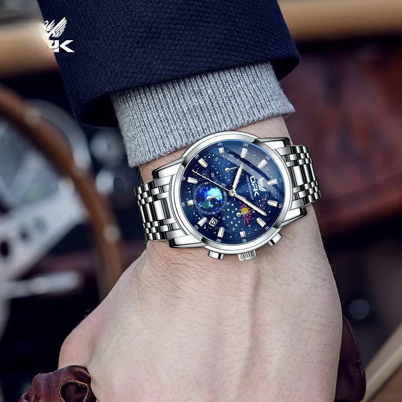 OPK brand watch manufacturers wholesale a generation of  chronograph moon luminous quartz watch men's watch men
