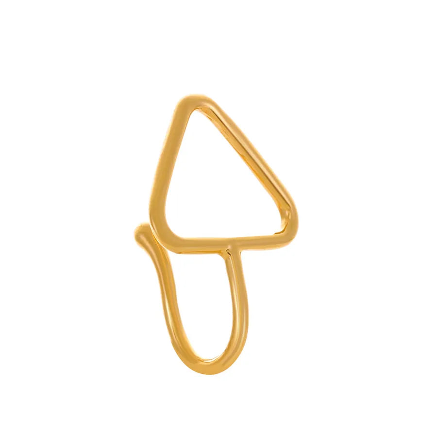 fashion creative copper perforation-free u-shaped nasal splint piercing butterfly flower snake-shaped fake nose studs