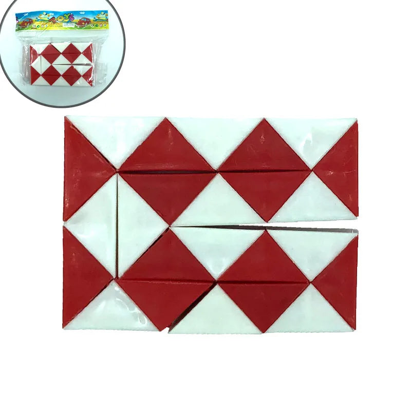 fashion children's educational transformation magic snake folding cube capsule twist toy