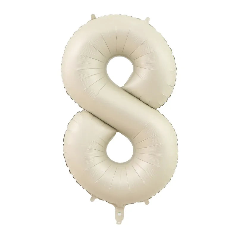 birthday number aluminum film party balloons 1 piece