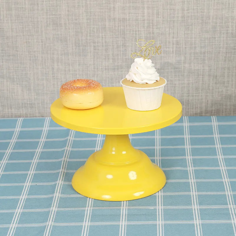 Nordic Style Solid Color Iron Daily Party Cake stand