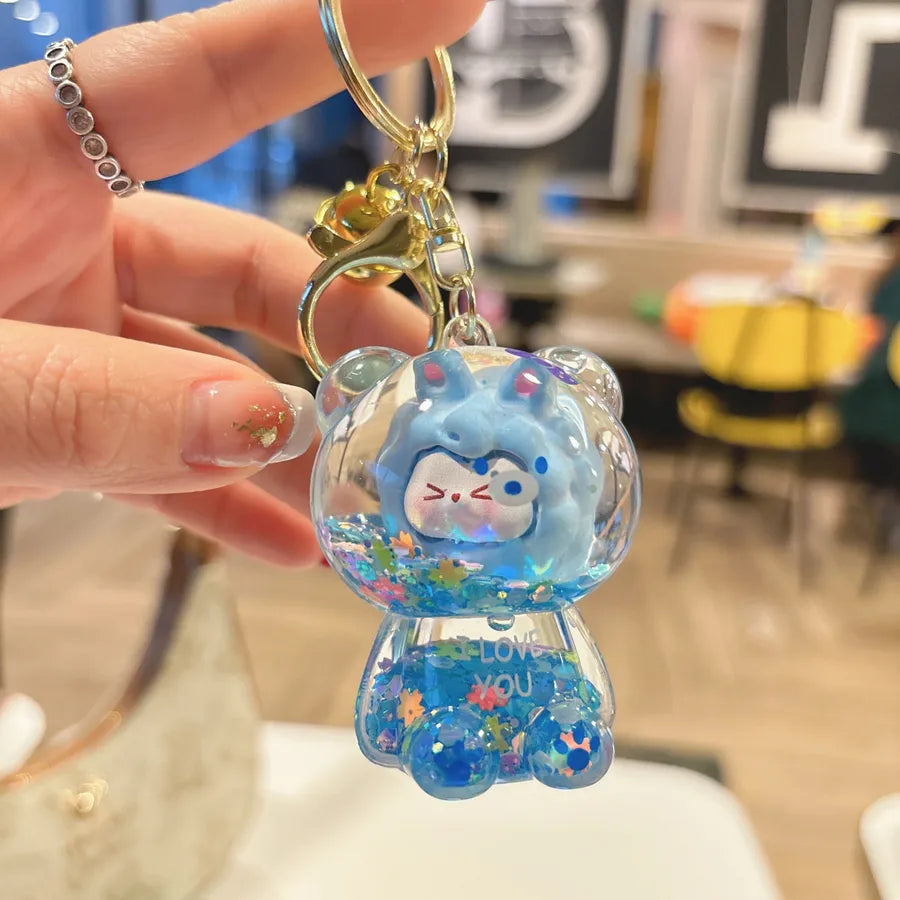 1 Piece Cute Cartoon Character Acrylic Unisex Bag Pendant Keychain