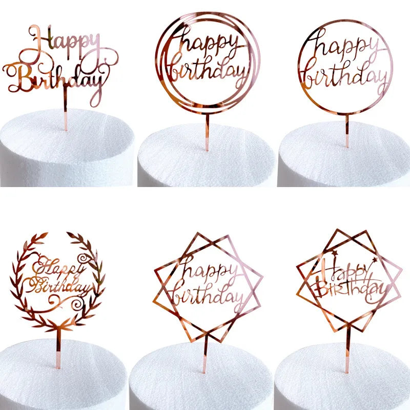 letter arylic party cake decorating supplies