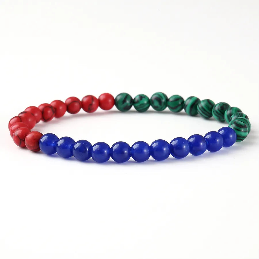 Commute Round natural stone Beaded Chain Bracelets In Bulk