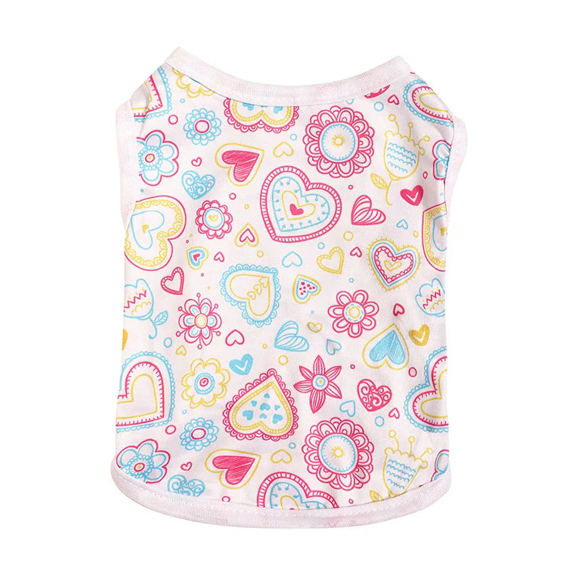 cute knit strawberry pet clothing