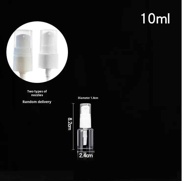 PET Lotion Cosmetic Bottle Toner Hand Sanitizer Bottled Travel Set Press Pump Transparent Facial Cleanser Bottle
