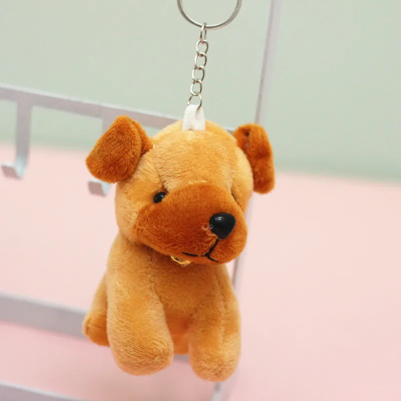 Simple Style Classic Style Dog PP cotton Keychain