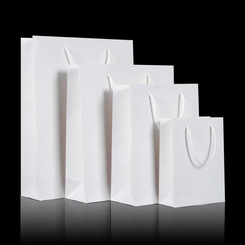 handbag paper bag thickening white card paper bag gift bag private kraft paper bag