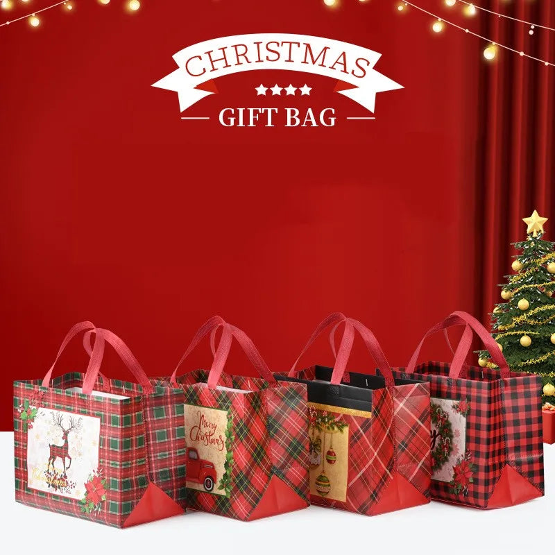 Christmas Cute Christmas Tree Wreath Elk Nonwoven Party Festival Gift Wrapping Supplies