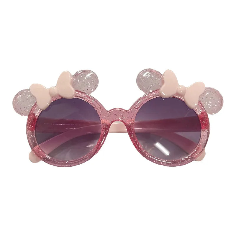 Cute Bow Sunglasses Anti-UV Glasses Starlight Sunglasses Girls Fashion Colorful Star Dot Children's Shape