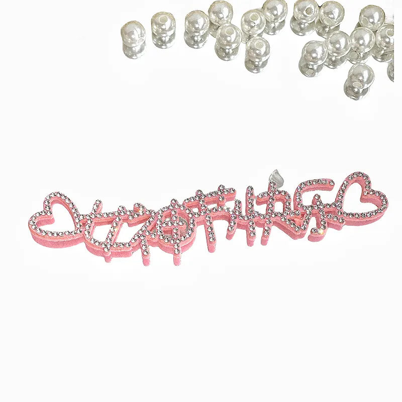 Mother'S Day Romantic Letter Heart Shape Felt Party Cake Decorating Supplies Party Supplies Cake Decorating Supplies 1 Piece