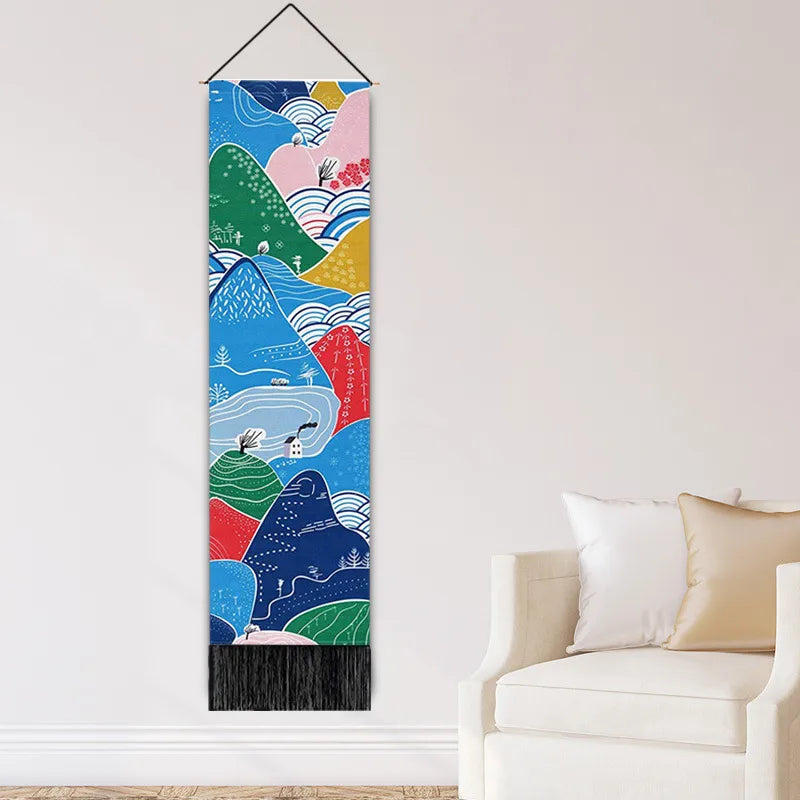 Casual Vacation Landscape Polyester cotton Hanging Ornaments Wall Art