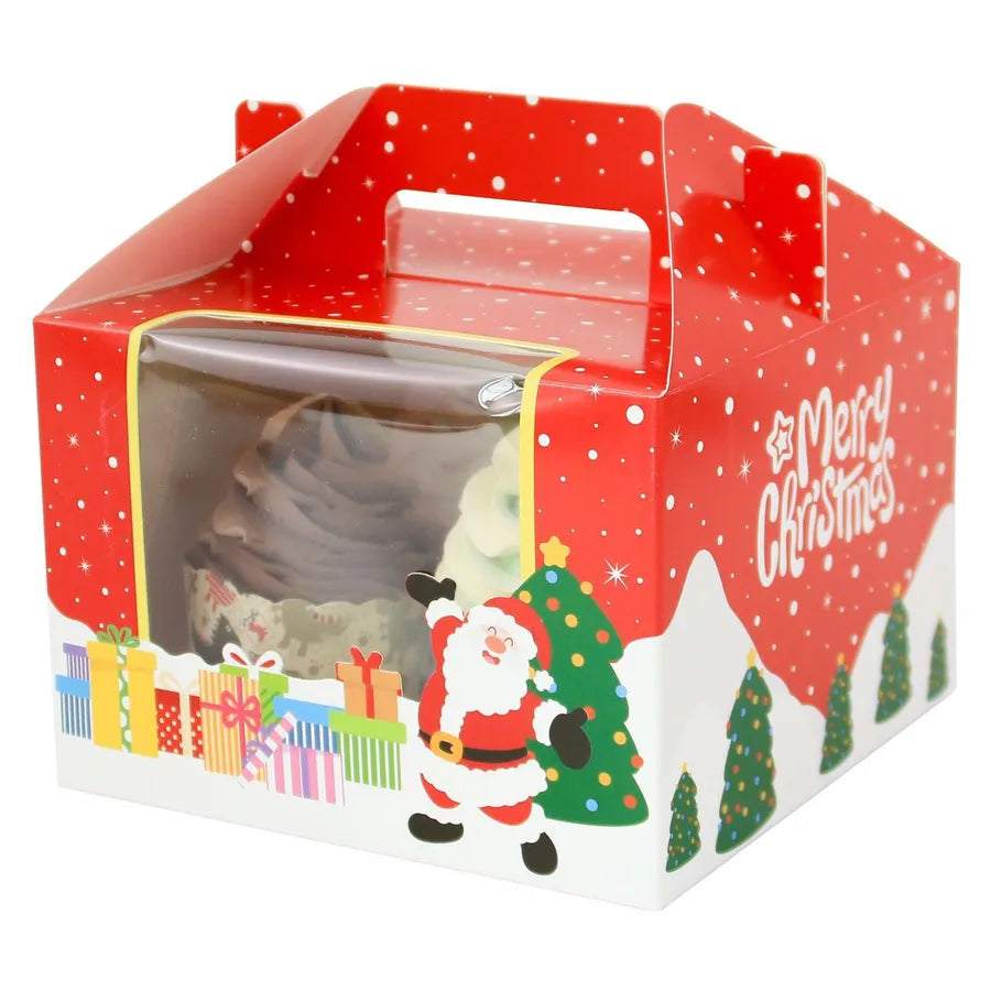 Christmas Cute Christmas Tree Santa Claus Kraft Paper Party Gift Wrapping Supplies