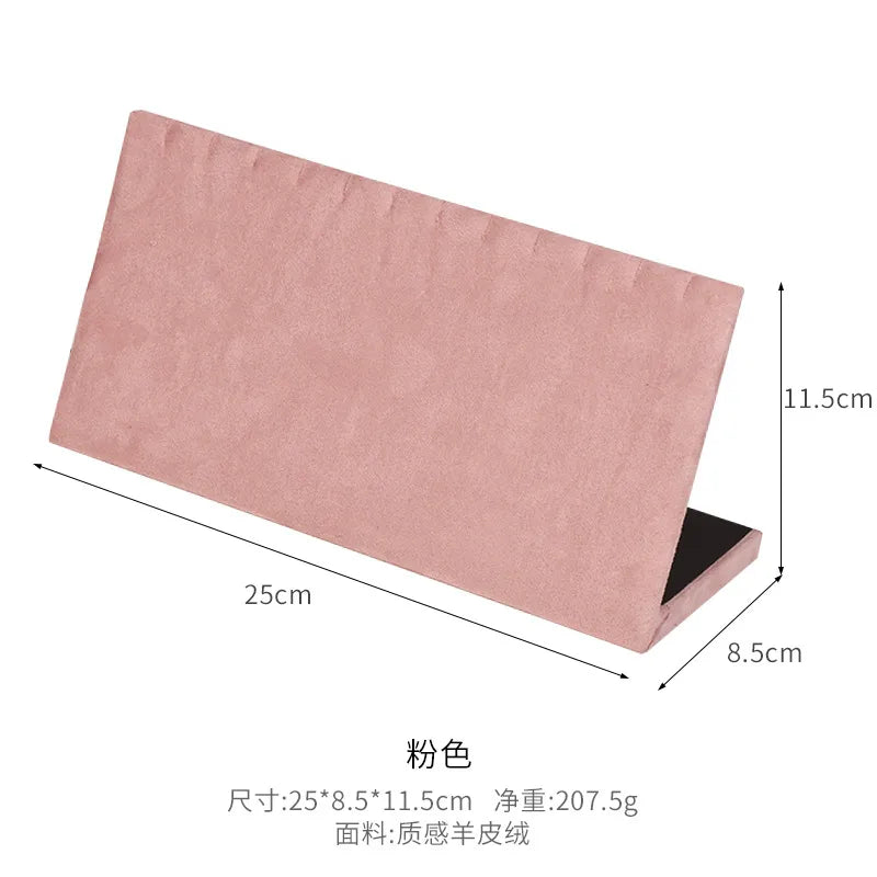 1 Piece Cashmere leather Retro Classic Style Solid Color Jewelry Display Jewelry Rack