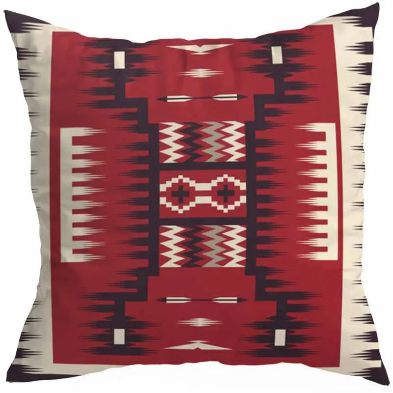 vacation sweet geometric stripe solid color linen fibre peach skin pillow cases