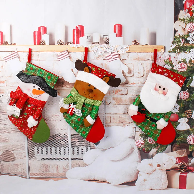Christmas Santa Claus Snowman Deer Party Christmas socks