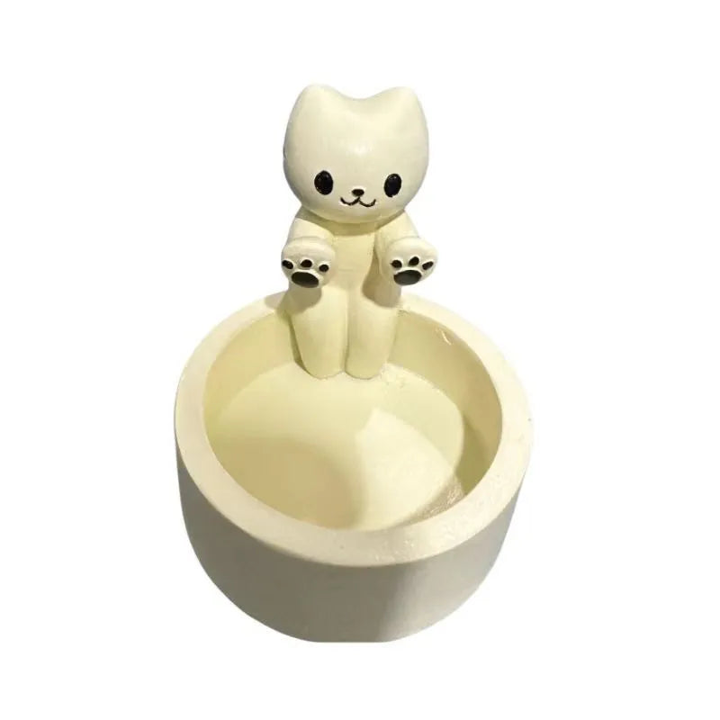Cute Rabbit Dog Cat Resin candlestick