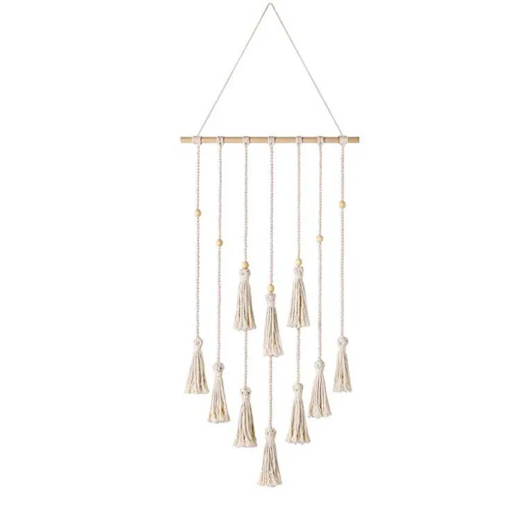 exclusive supply factory hand-woven tassel tapestry simple modern home decoration B & B hotel wall hanging