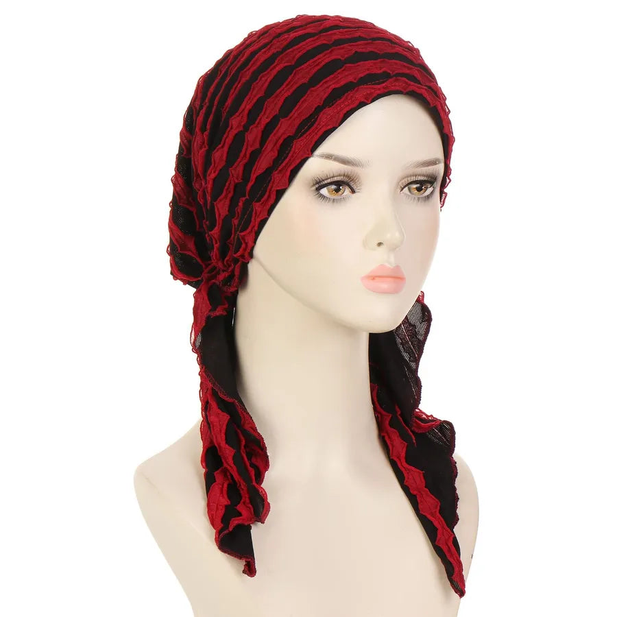 Women's Casual Classic Style Solid Color Polyester Hijab