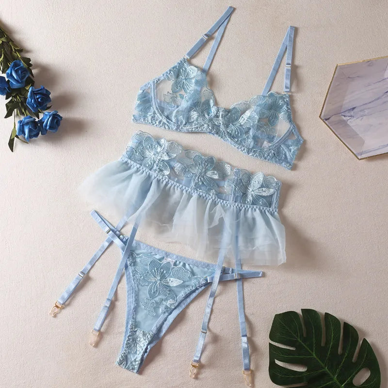 solid color lace bras sexy medium high waist sexy lingerie
