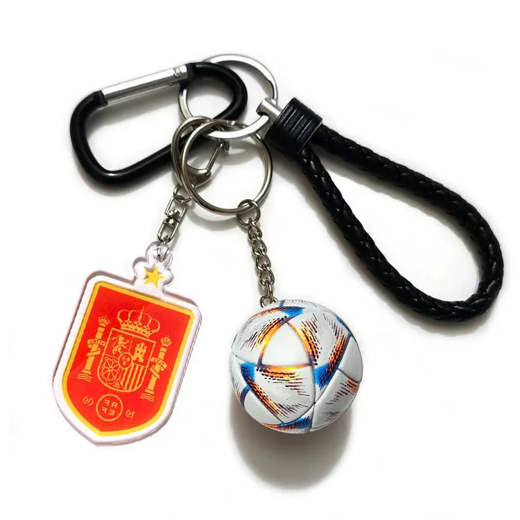 Streetwear Letter Football Acrylic + Plastic Plastic Unisex Spring Ring Trigger Clasp Closure Keychain