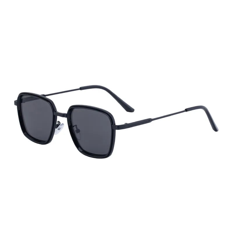 Casual Streetwear Solid Color Pc Square Full Frame Men's Sunglasses