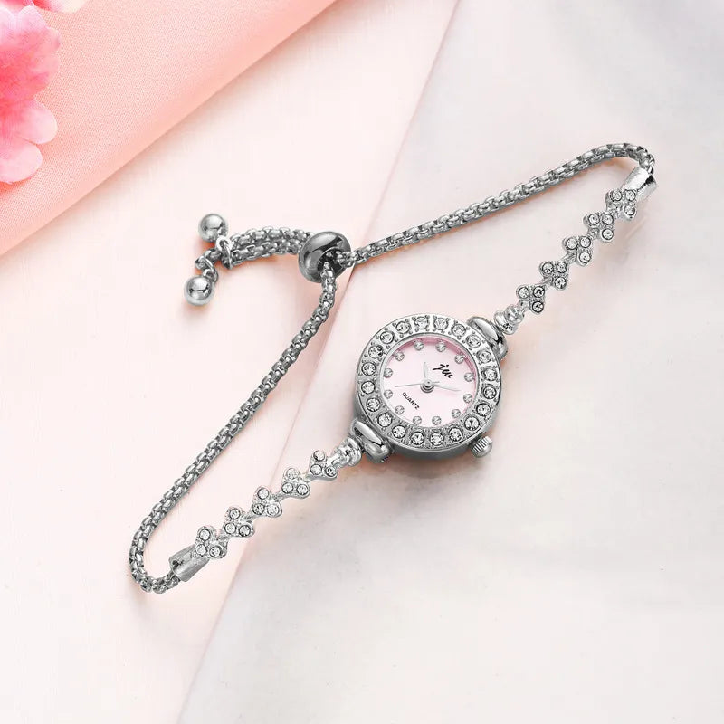 Casual Heart Shape Telescopic Rope Quartz Women's Watches