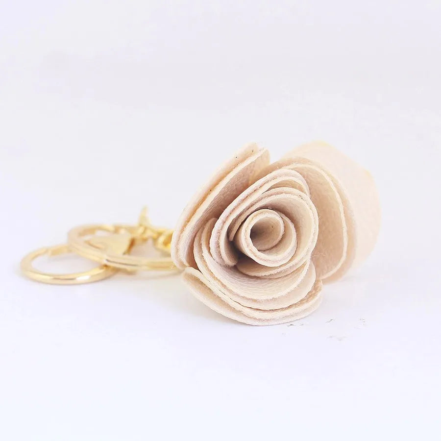 Simple Style Flower Zinc alloy Women's Bag Pendant Keychain