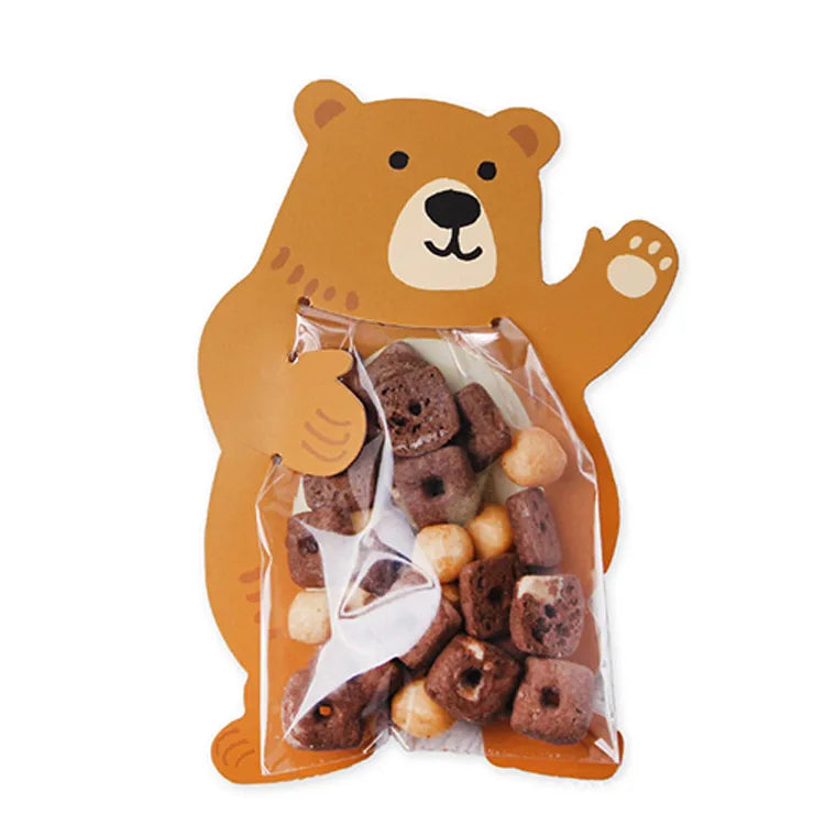 Cute Rabbit Bear Paper Party Festival Gift Wrapping Supplies Decorative Props