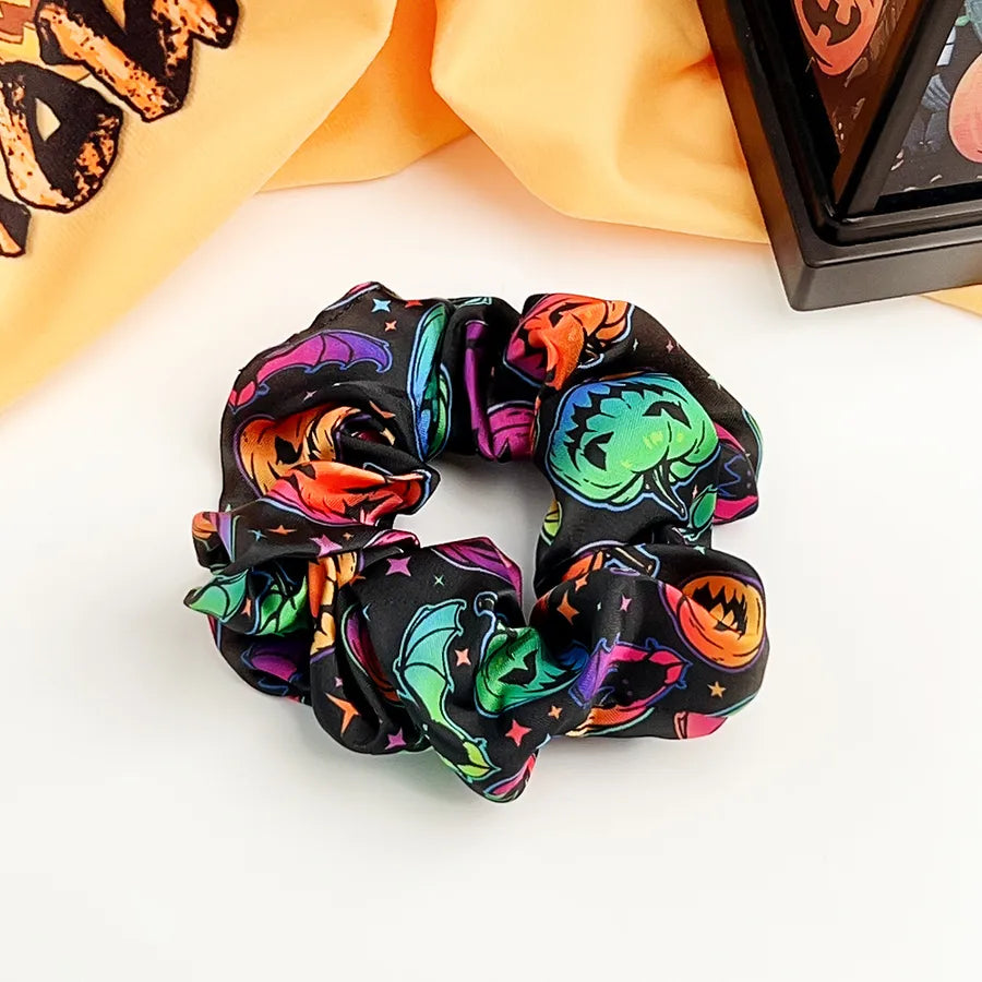 Halloween Pumpkin Skull Large intestine Elastic Hair Ties Festival Atmosphere Retro Classic Head Ropes European Style Design