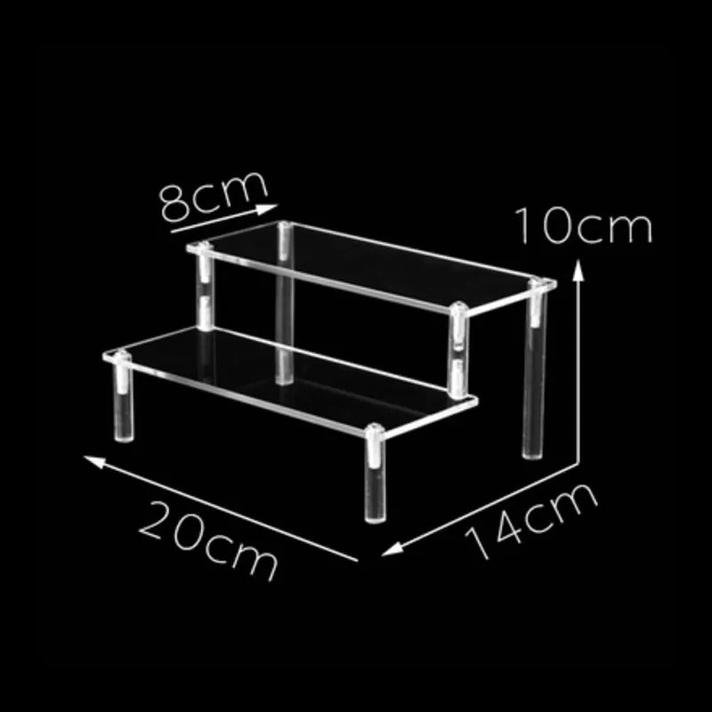 Transparent Acrylic Blind Box Display Rack Hand Storage Rack Multi-Layer Trapezoidal Bubble Mate Doll Display Cabinet Rack