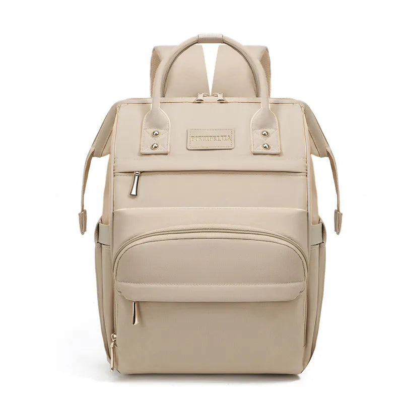 Portable Baby Diaper Bag  Large Capacity out-of-Home Storage Bag Independent Milk Warehouse Multi-Compartment Mummy Backpack