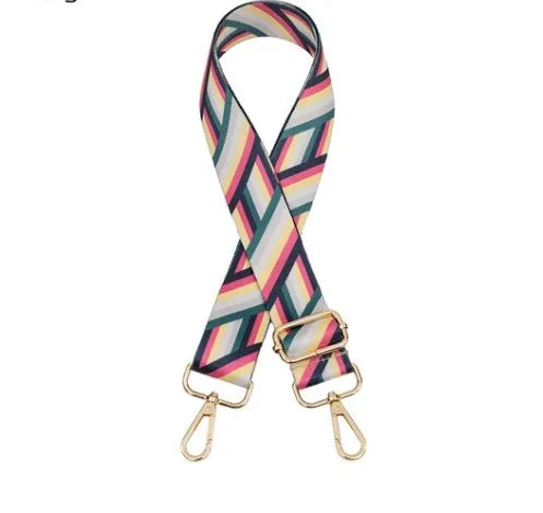 all seasons polyester geometric bag strap