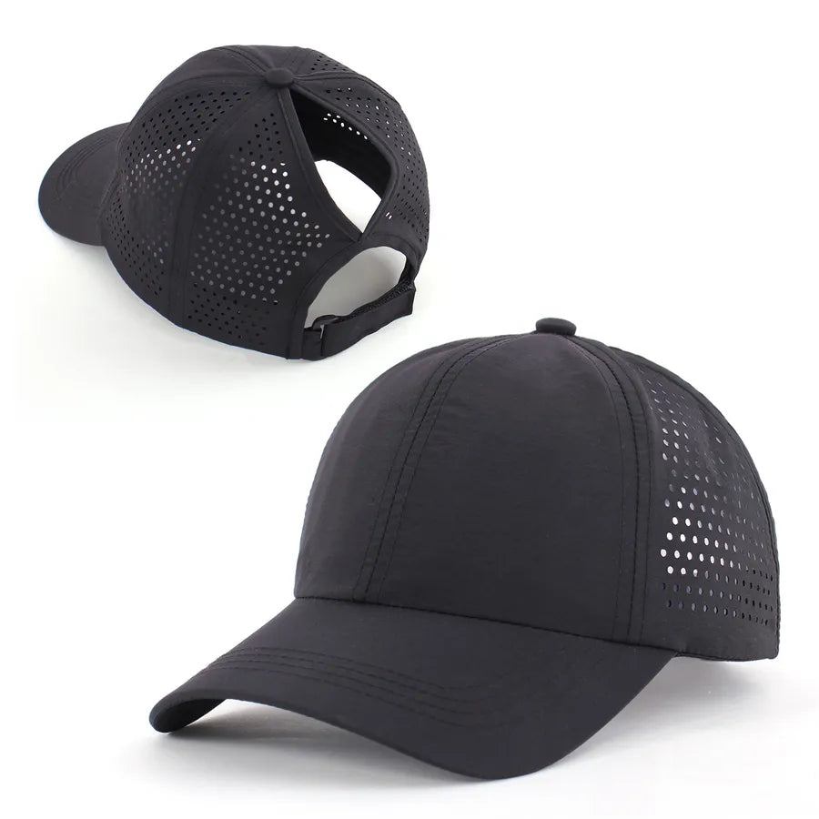 Unisex Retro Sport Style Commute Solid Color Curved Eaves Baseball Cap