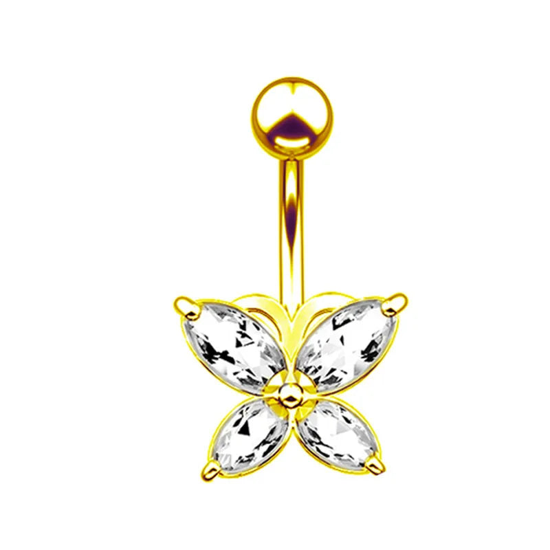Human body piercing jewelry navel nail  hot selling navel ring  classic navel buckle wholesale manufacturers navel nail