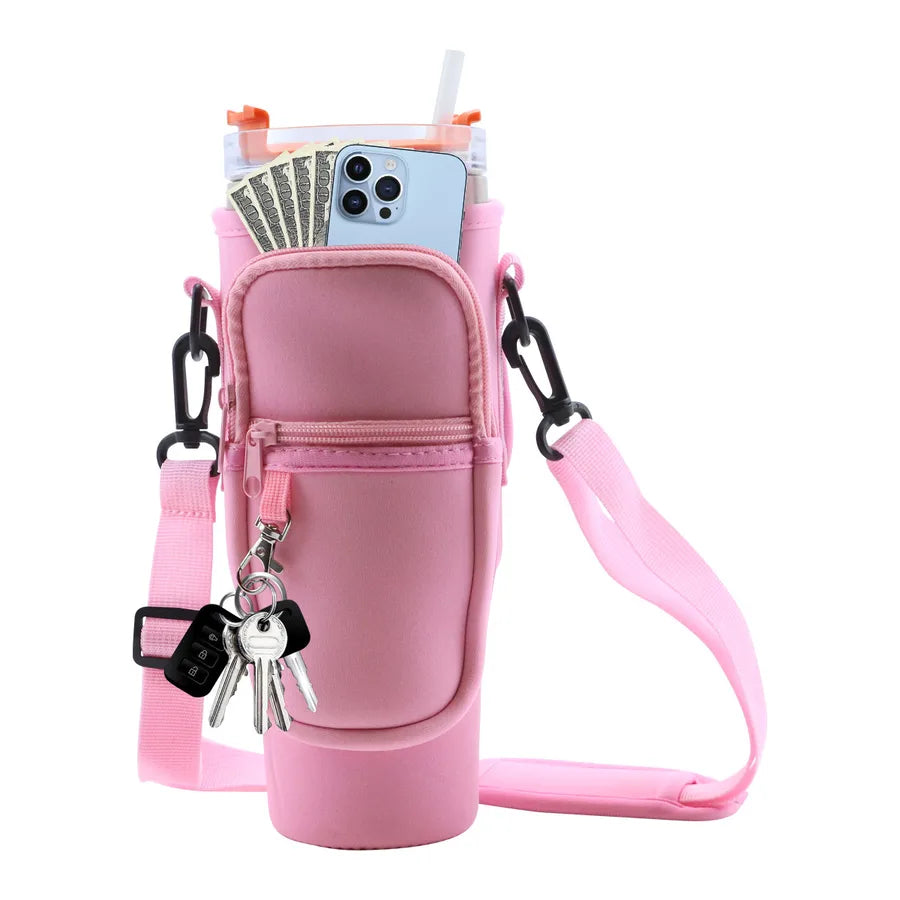 Casual Solid Color Cloth Cup Sleeves 1 Piece
