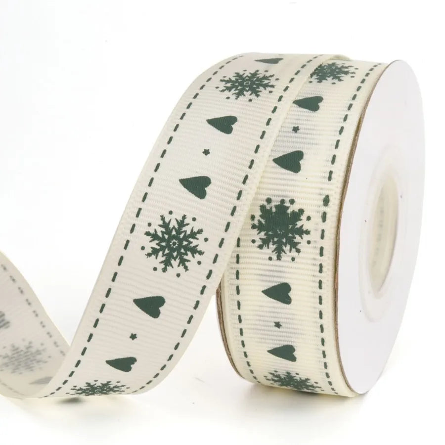 Christmas Decorative Ribbon 1cm 2cm Small Roll Colorful New Year Holiday Gift Wrapping Tassel Ribbon Jewelry Packaging Rope