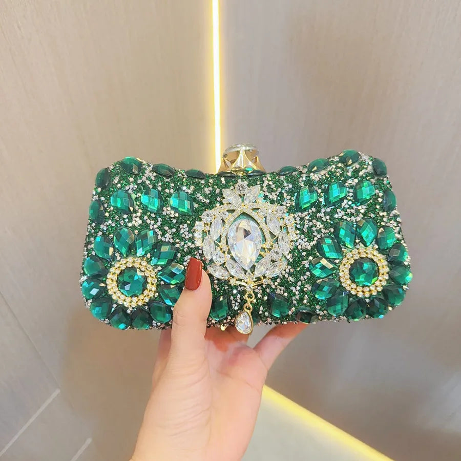 Silver Black Gold Polyester Solid Color Evening Bags