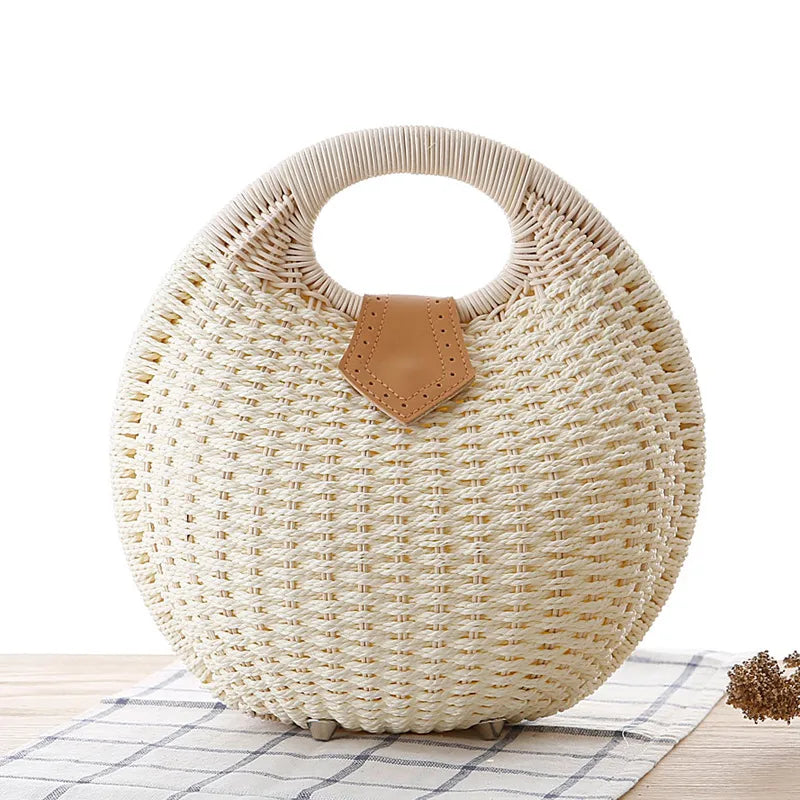 women's medium straw bag