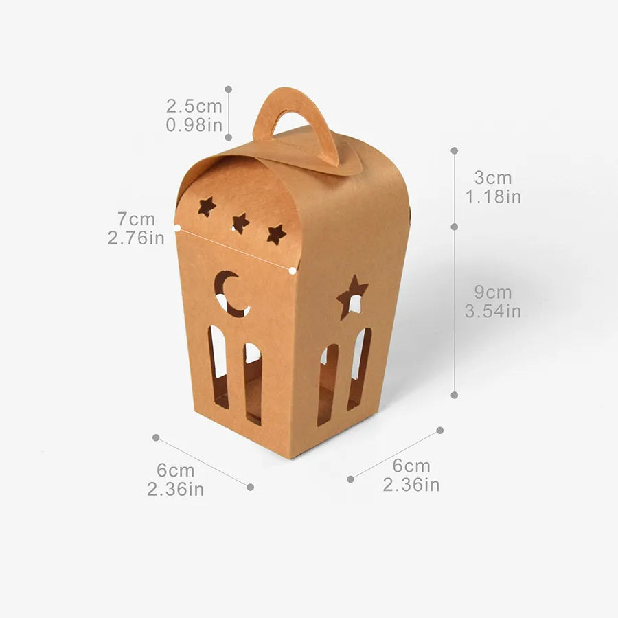 Cute Simple Style Star Moon Paper Casual Gift Bags Party Supplies Gift Wrapping Supplies 10 PCS/Package