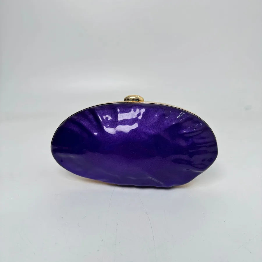 Fashion French Marble Lock Box Bag Acrylic Shell Bag Banquet Goose Egg Box Hand Crossbody Bag