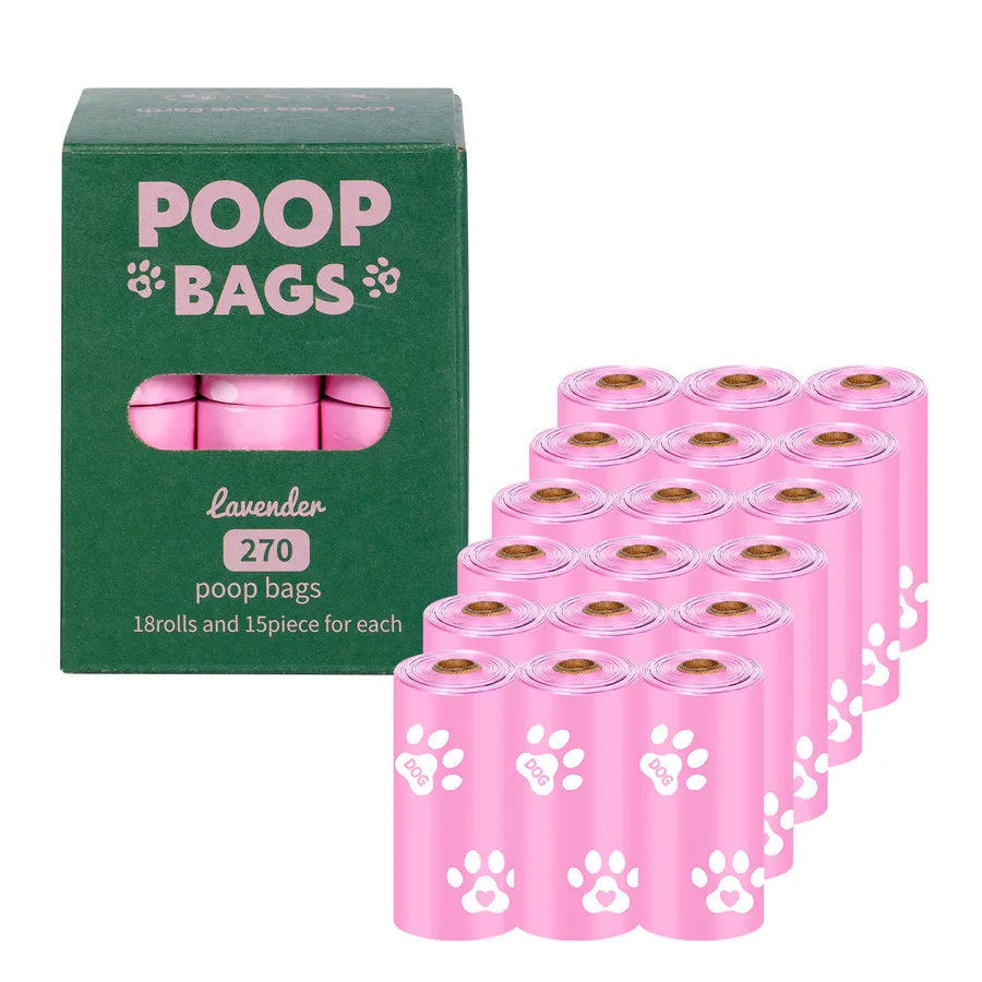 Cute PE Paw Print Pet Garbage Bag