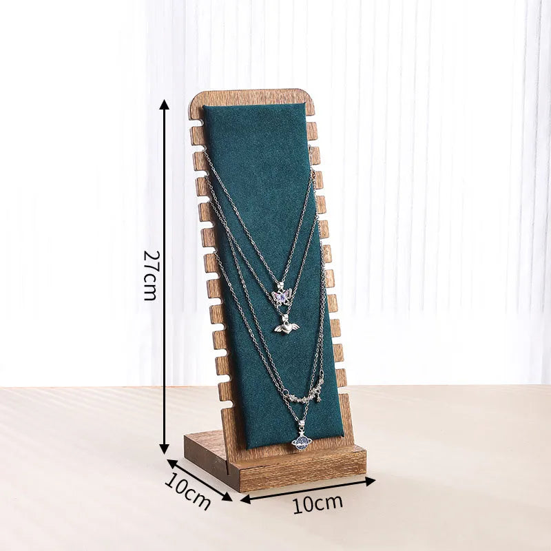 Casual Simple Style Geometric solid wood Jewelry Display 1 Piece