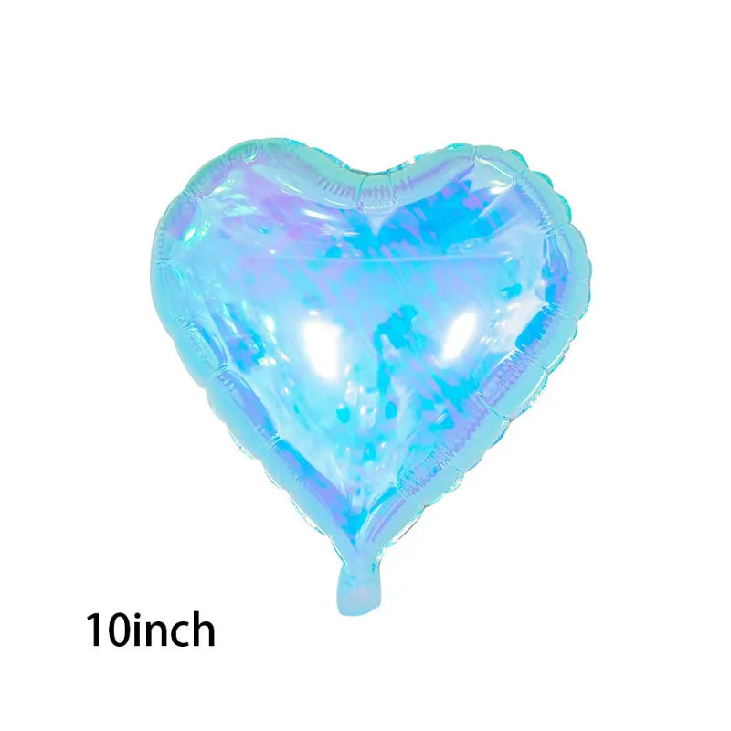 Birthday Casual Sweet Star Heart Shape Butterfly Aluminum Film Party Festival Balloons