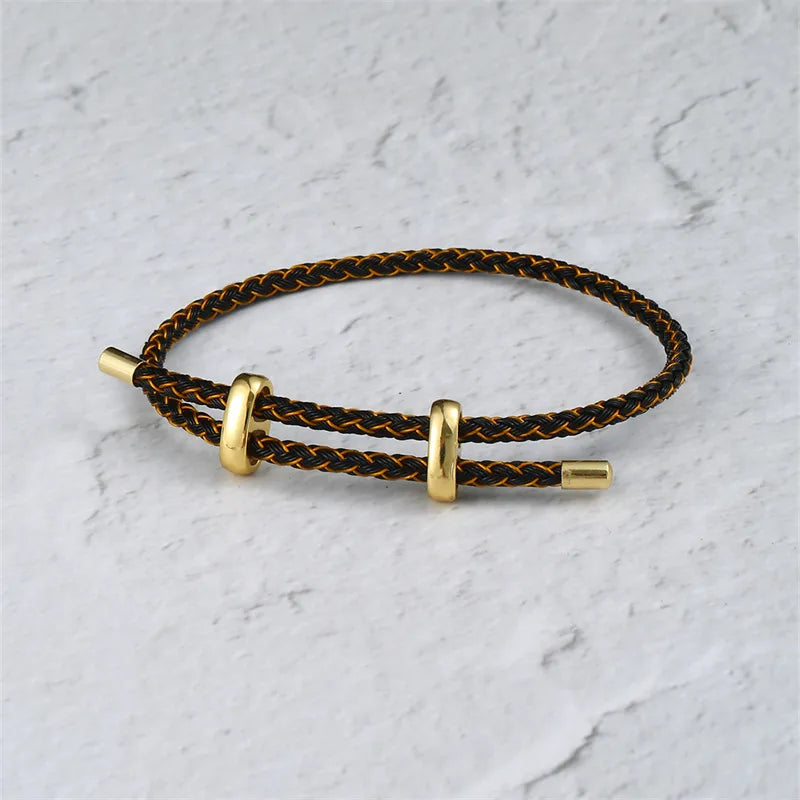 Casual Punk Cool Style Leaf Skull Pu Leather Alloy Halloween Men's Bracelets