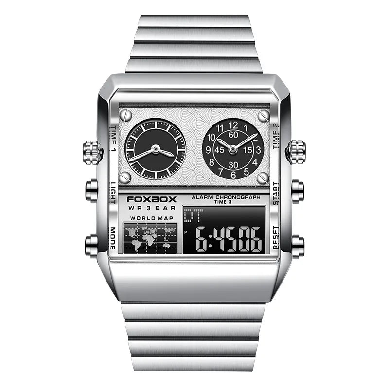 hip-hop retro solid color electronic men's watches